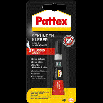 Pattex Sekundenkleber Classic, Inhalt 3 g