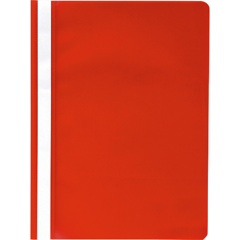 EXACOMPTA Sichthefter DIN A4 PP Vorderdeckel transparent - rot