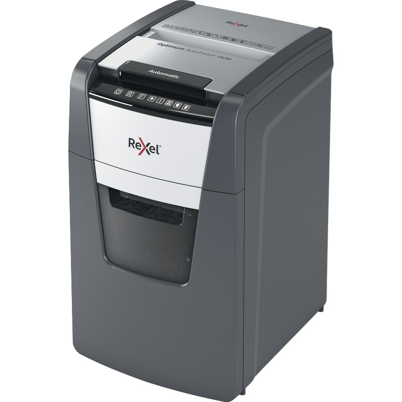 Rexel Aktenvernichter Optimum AutoFeed+ 150M, Sichherheitsstufe P-5