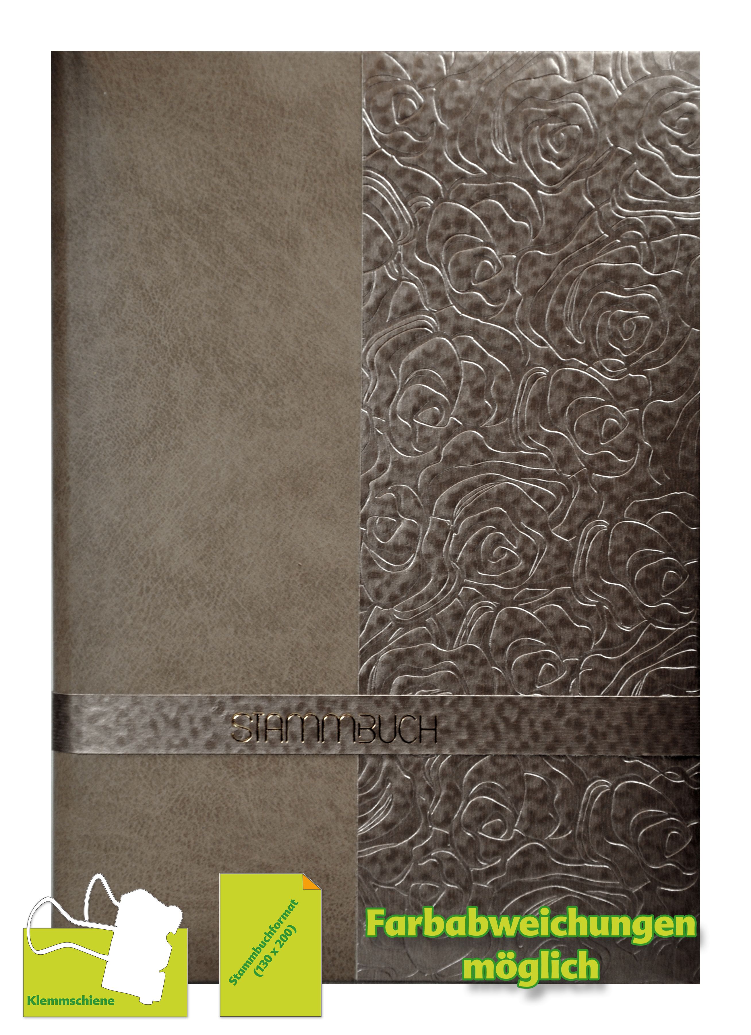 Stammbuch ROSETTA mit Klemmschiene