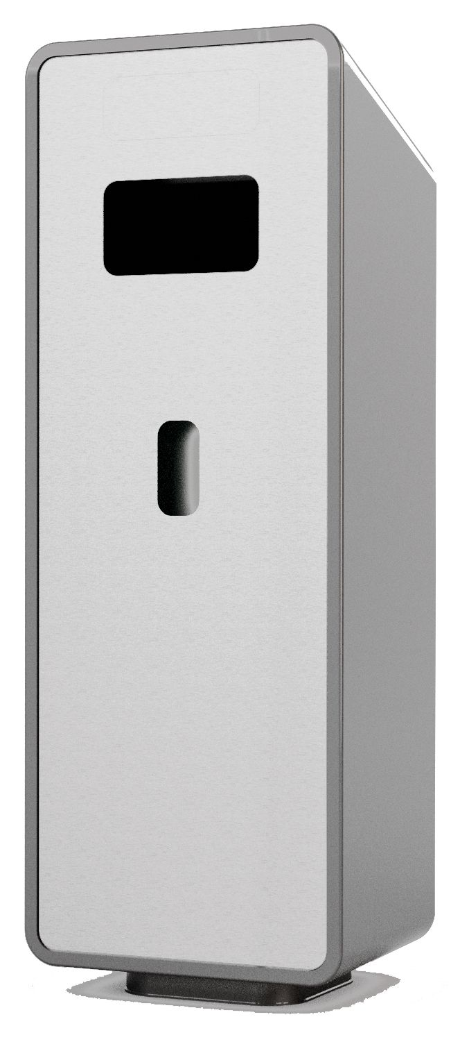 Hundetoilette belloo-combi-prime mit Edelstahl Front
