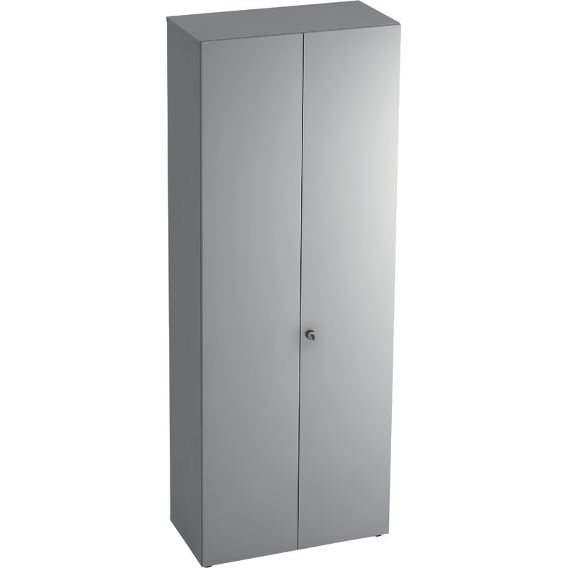 SoldanOffice Garderobenschrank PROFI, B x H x T: 800 x 2.200 x 420 mm - lichtgrau