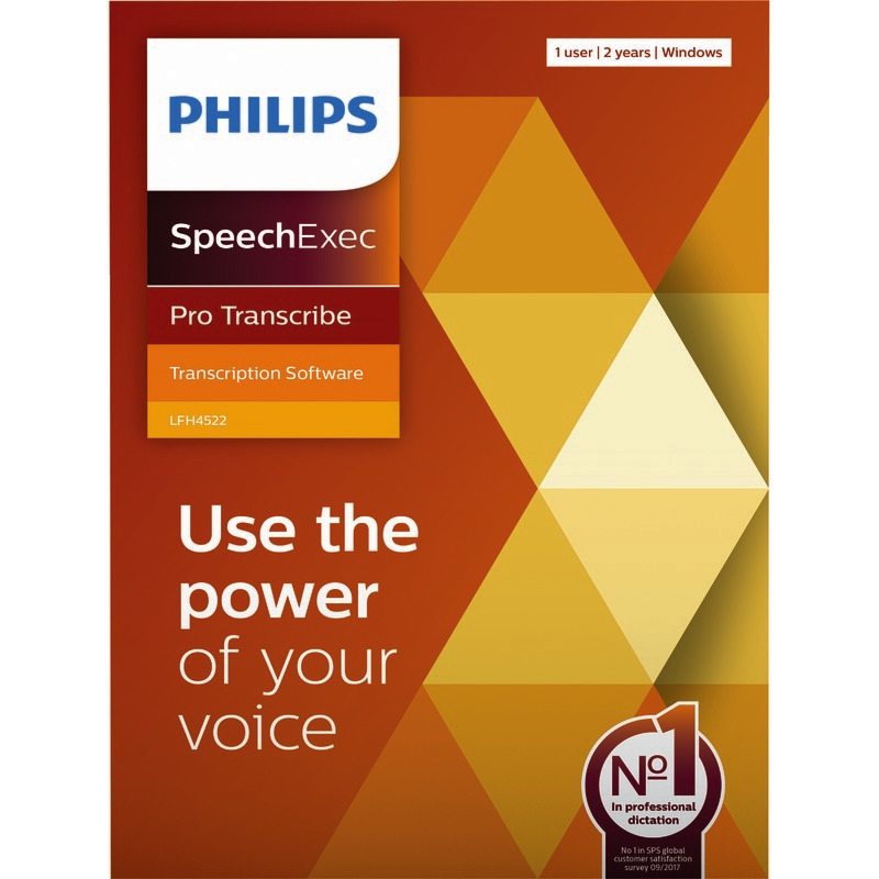 PHILIPS SpeechExec Pro Transcribe LFH 4512 - download 2 Jahres Lizenz