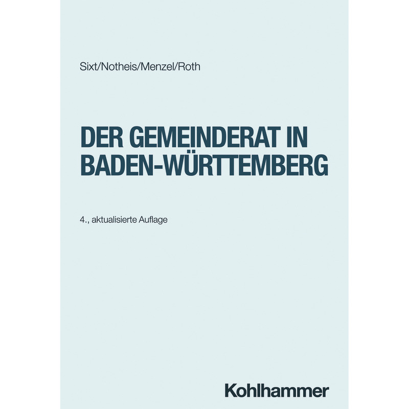 Der Gemeinderat in Baden-Württemberg