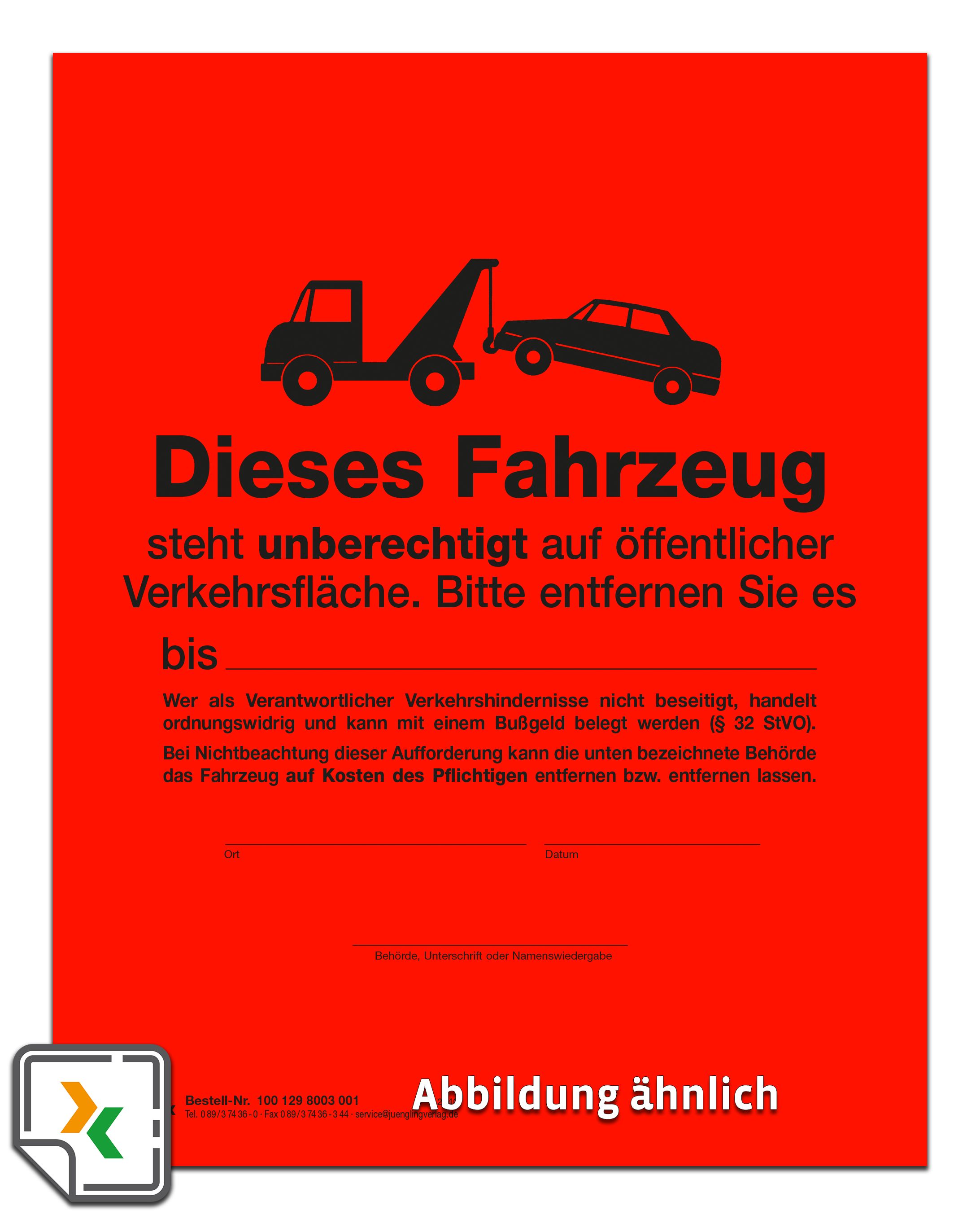 Aufkleber Roter Punkt nach der StVO, A5, leuchtrot, 2seitig