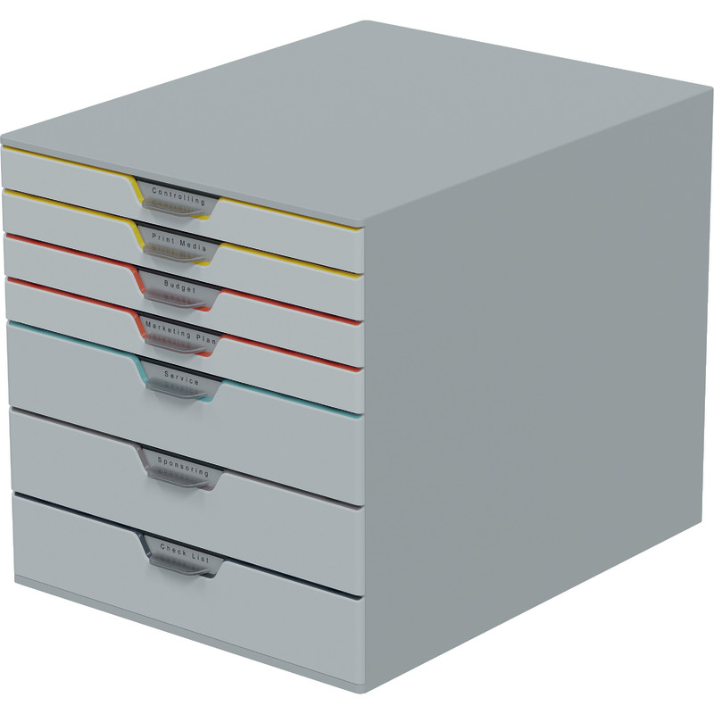 DURABLE Schubladenbox VARICOLOR® MIX 7, weiß