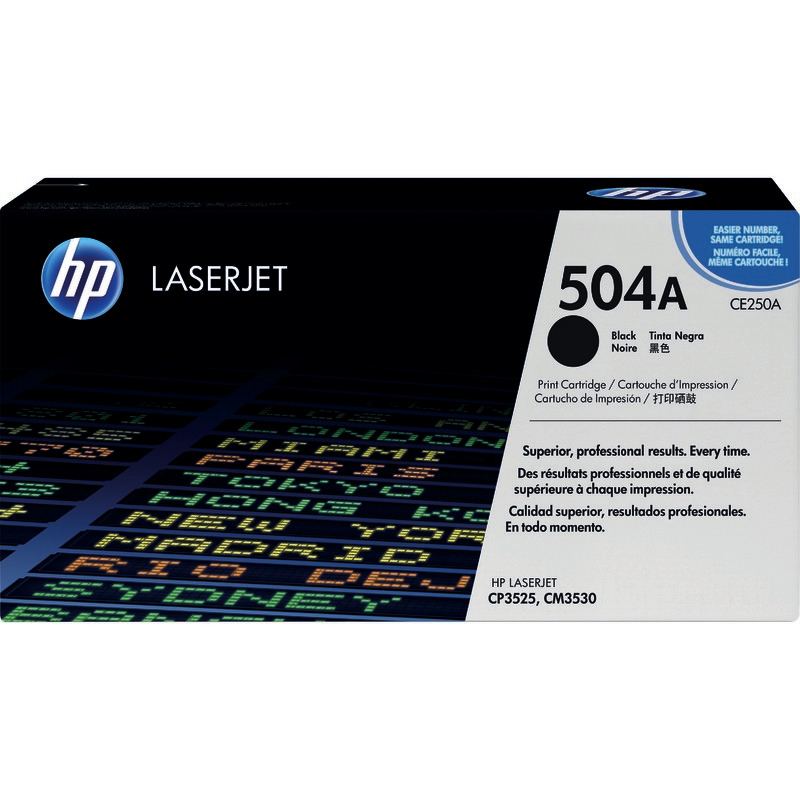 hp ColorSphere Toner CE250A, schwarz