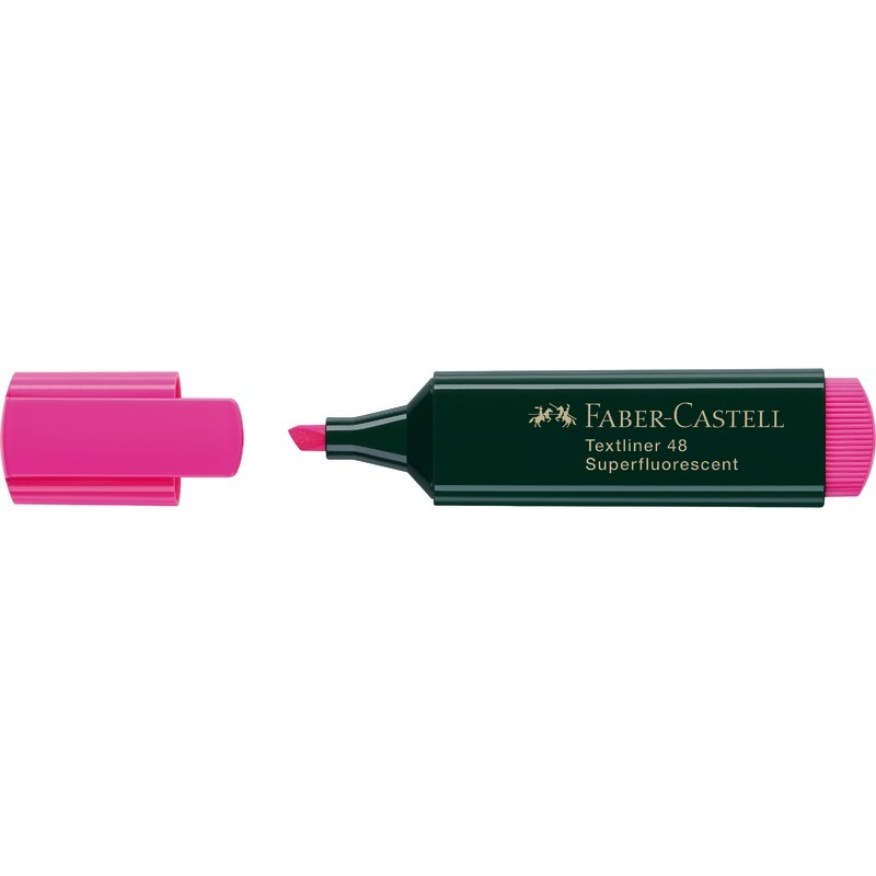 FABER-CASTELL Textmarker 48, Einzelfarben - pink