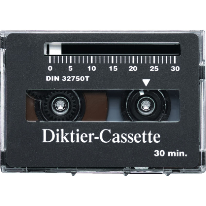 SoldanPlus WMC-Diktier-Kassette - schwarz SoldanPlus WMC-Diktier-Kassette - schwarz