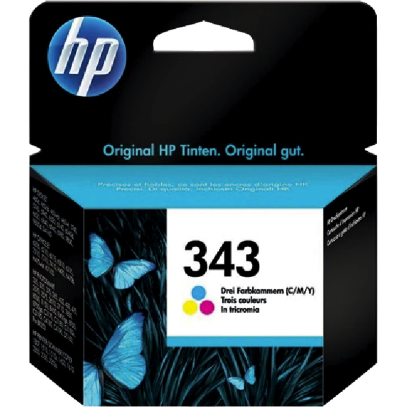 hp vivera Tintenpatrone C8766EE (Nr. 343), 3-farbig