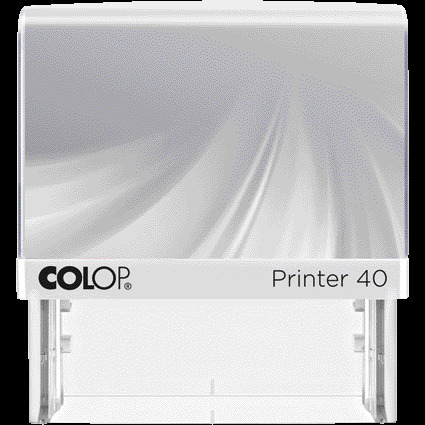 COLOP Selbstfärbender Namensstempel Printer 40, 6-zeilig / 23 x 59 mm