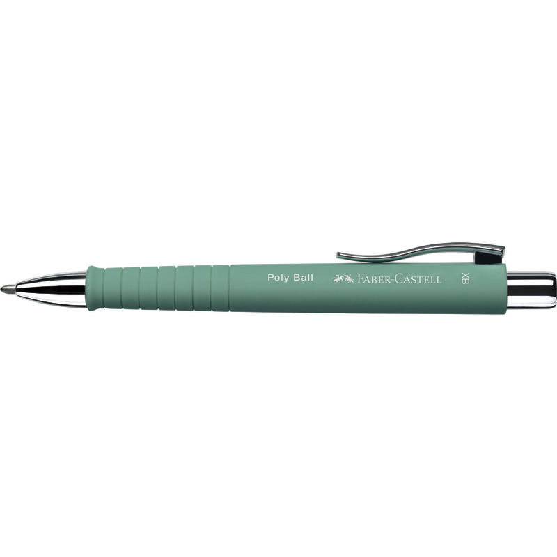 FABER-CASTELL Druckkugelschreiber POLY BALL XB - mintgrün