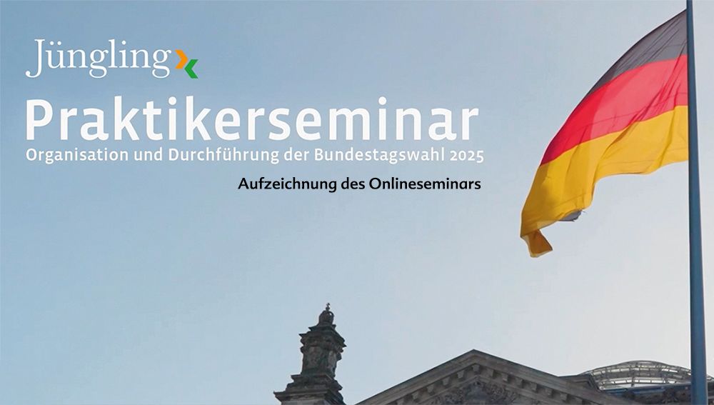 Aufzeichnung Webinar Praktiker-Seminar zur Organisation- und Durchführung der Kommunalwahl Bayern 2026