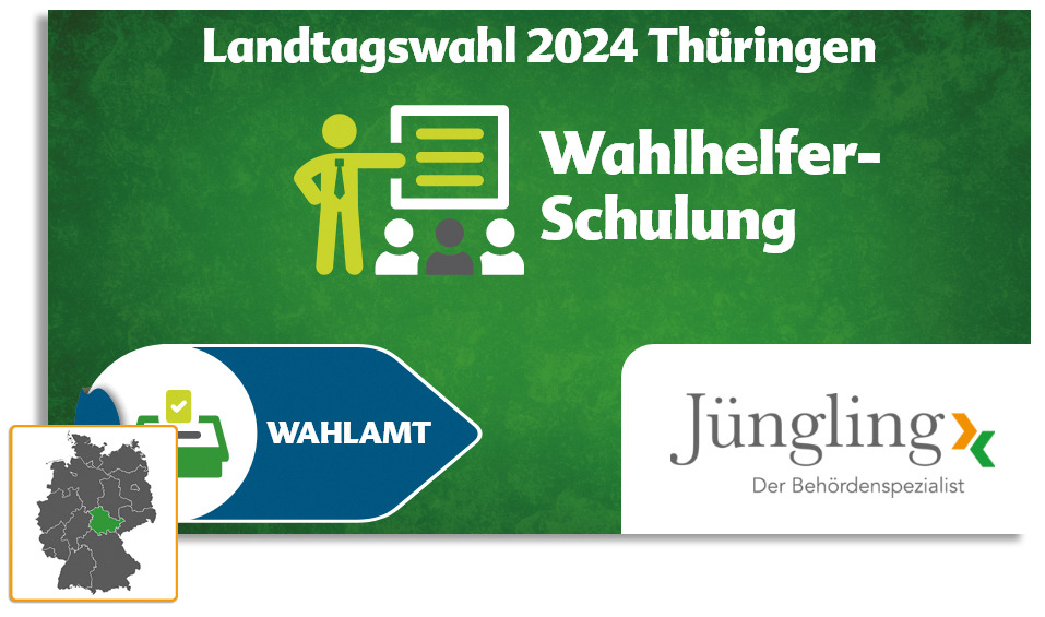 Digitaler Lernkurs Wahlvorstand/(Brief-)Wahlhelfer zur Landtagswahl 2024 Thüringen, Einzelplatz-Lizenz