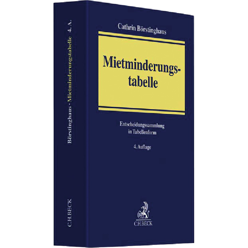 Mietminderungstabelle