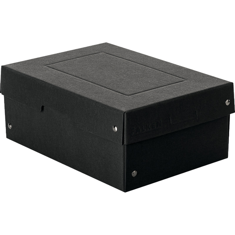 FALKEN Pure Box Black, DIN A5, 100 mm Höhe