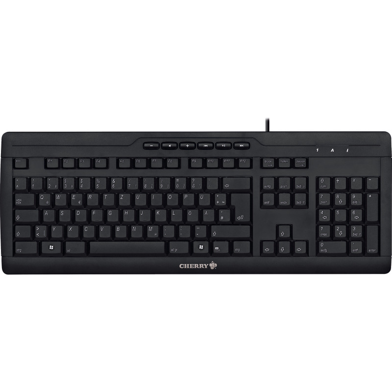 CHERRY Tastatur STREAM QWERTZ DE - schwarz CHERRY Tastatur STREAM QWERTZ DE - schwarz