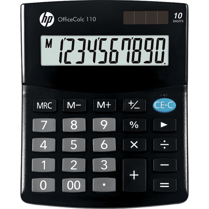 HP Tischrechner OfficeCalc 110 lite series, 10 Ziffern