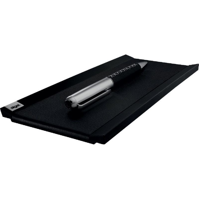 sigel Schreibtisch-Accessoires CINTANO, Stifteschale aus Lederimitat