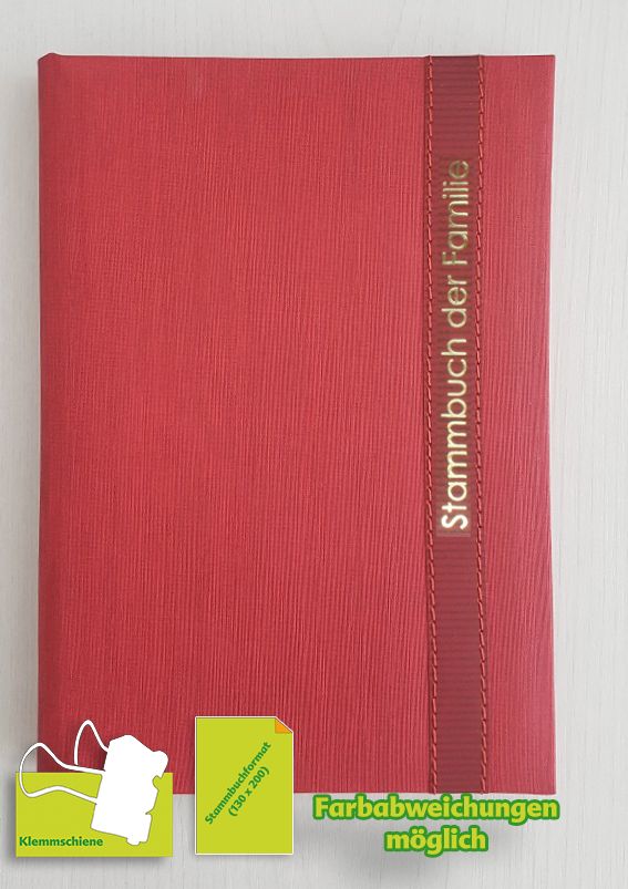 Stammbuch LARA mit Klemmschiene