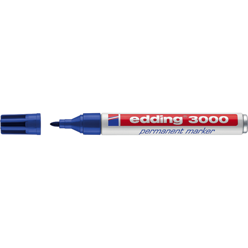 edding 3000 Permanentmarker, Einzelfarben - blau