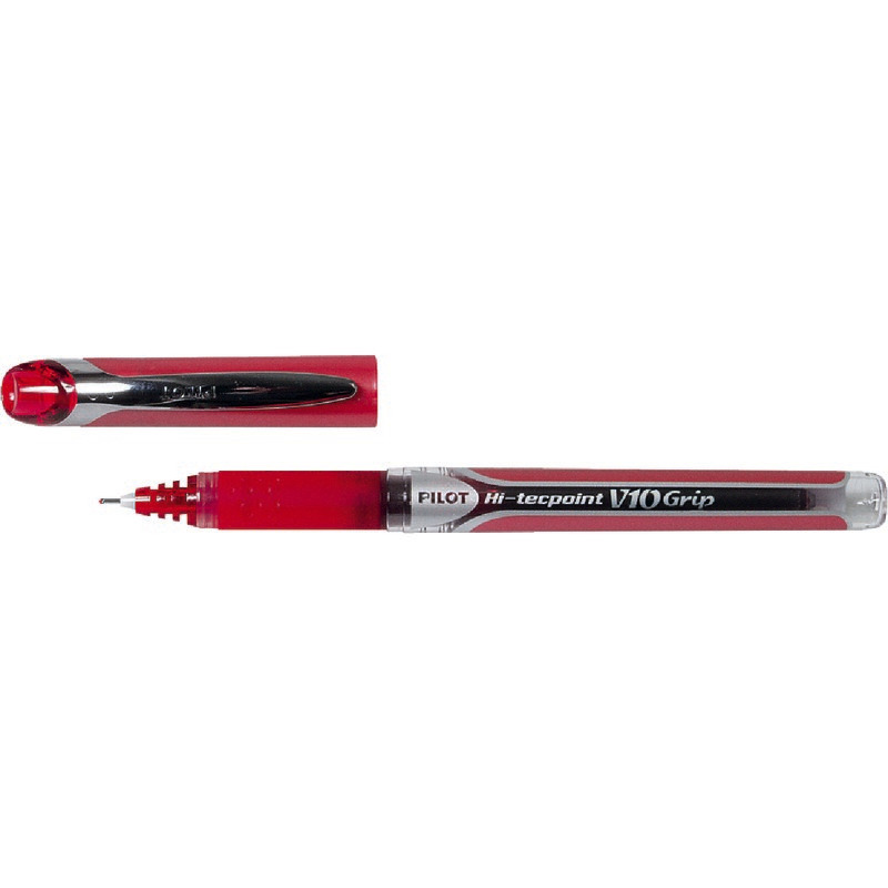 PILOT Tintenroller HI-Tecpoint Grip V10 - rot