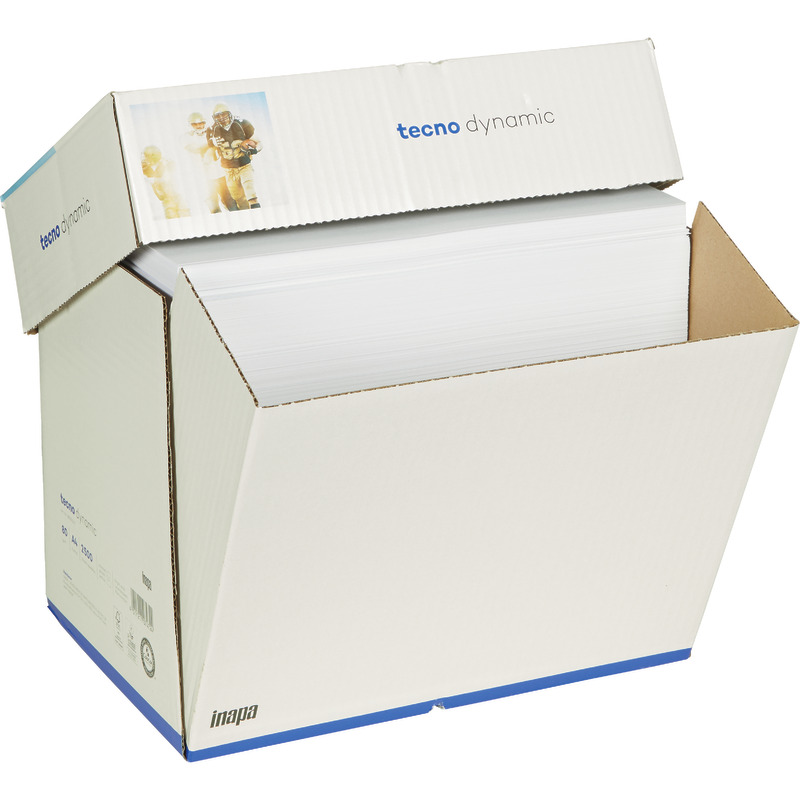 Kopierpapier tecno® dynamic, DIN A4, 80 g/m², Öko-Box: 2.500 Blatt