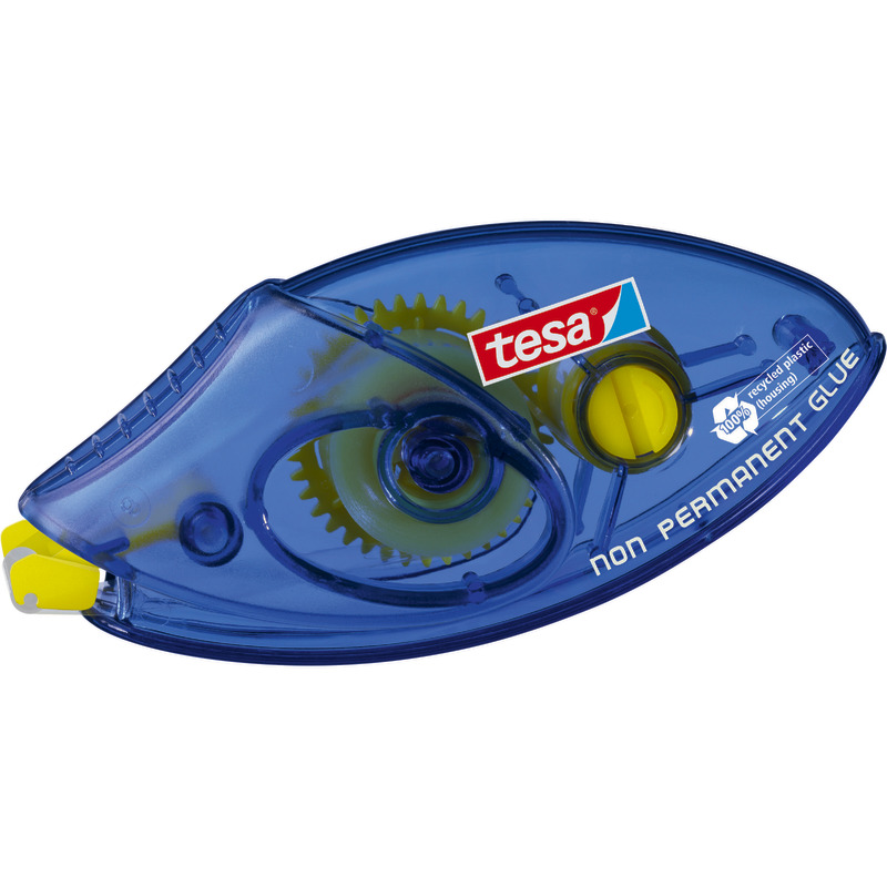 tesa Einweg-Kleberoller ablösbar, Kleberoller B x L: 8, 4 mm x 8, 5 m