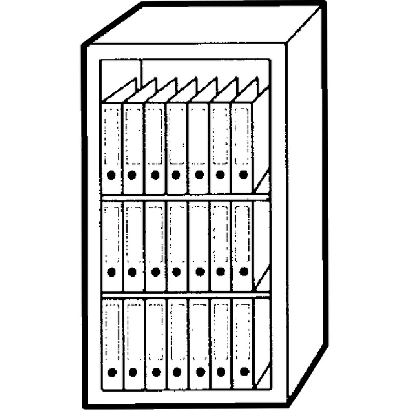 SISTEC Tresorschrank, 3 Fachböden / ca. 28 Ordner