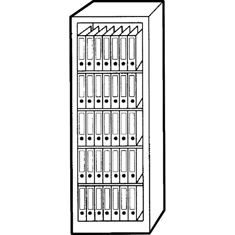 SISTEC Tresorschrank, 4 Fachböden / ca. 55 Ordner