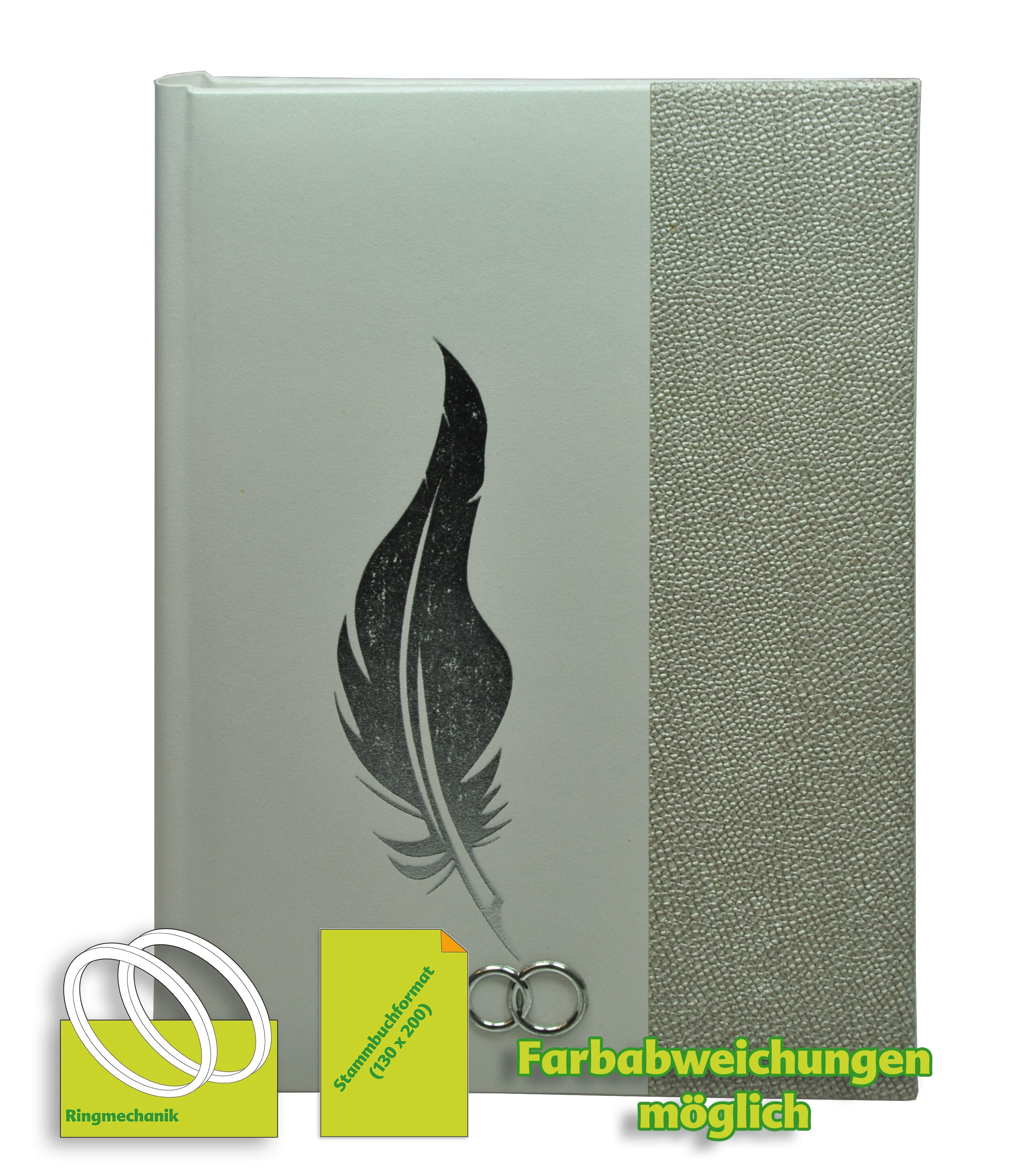 Stammbuch FEDER mit Ringmechanik