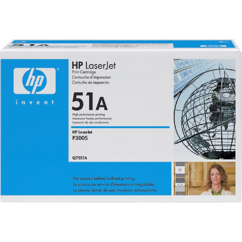 hp Toner Q7551A, schwarz