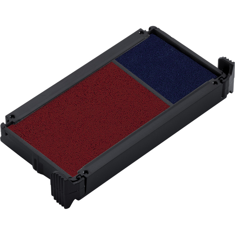 Trodat® Ersatzstempelkissen 6/4912/2, blau/ rot, Packung: 2 Stück