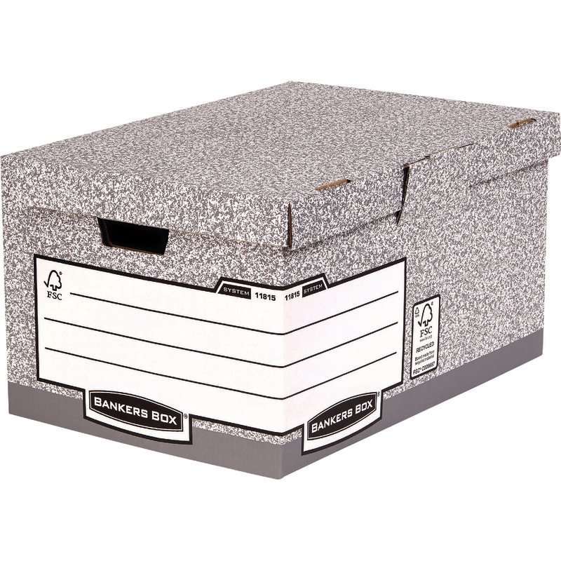BANKERS BOX System Klappdeckelbox Maxi