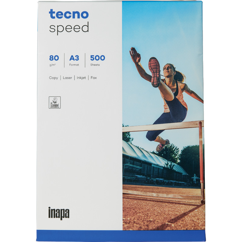 Kopierpapier tecno® speed, DIN A3, 80 g/m², Pack: 500 Blatt