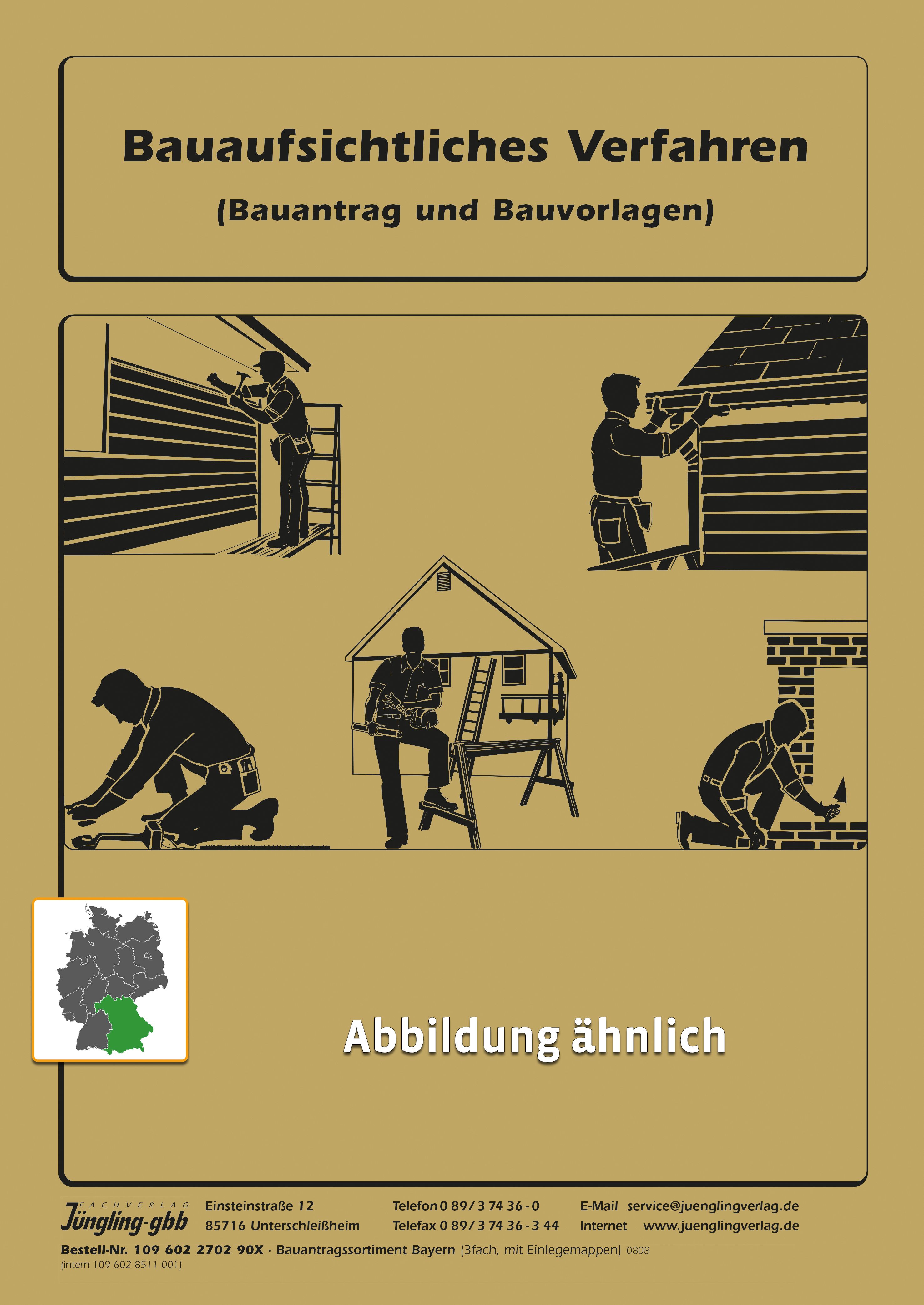Hülle B4 für Bauvorlagen Bayern