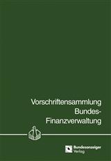 Vorschriftensammlung Bundes-Finanzverwaltung - VSF - Stoffgebiet Haushaltsrecht, Abschnitt KLR-Handbuch - Kosten-/Leistungsrechnung für die Bundesverwaltung - mit Fortsetzungsbezug