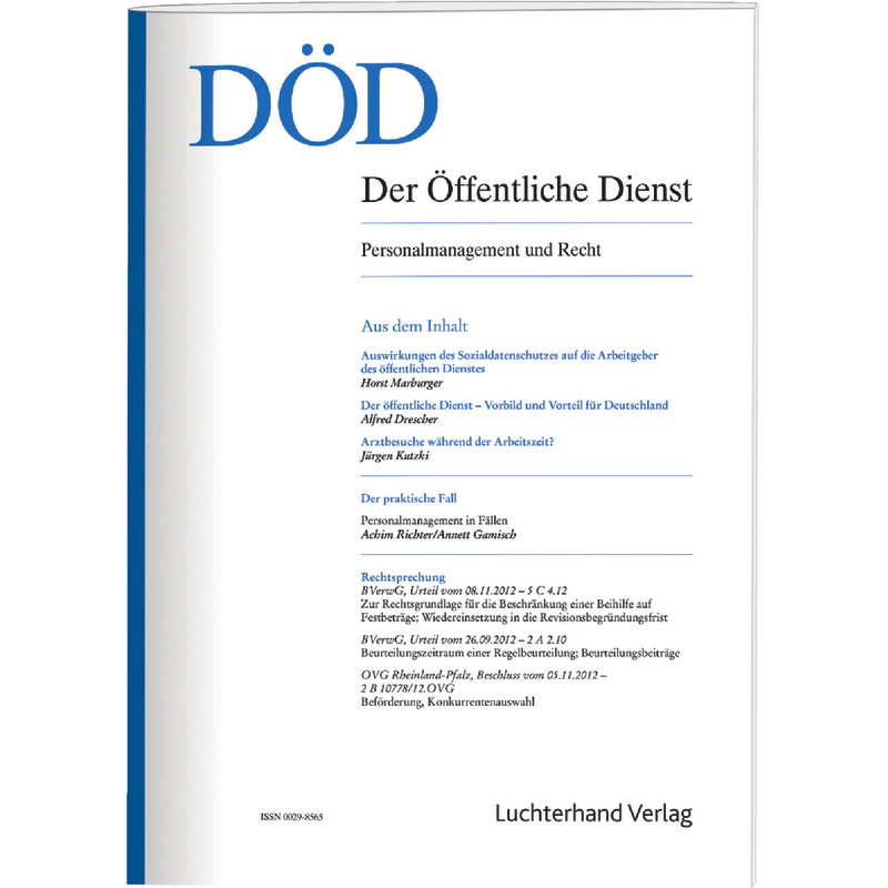 DÖD - Der öffentliche Dienst - Abonnement