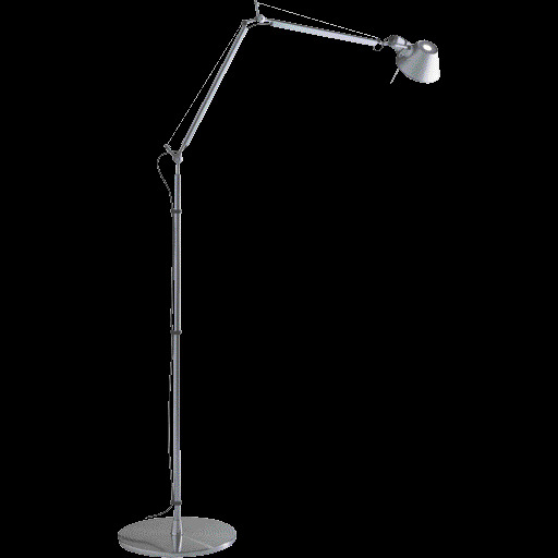 Artemide Stehleuchte TOLOMEO MINI TERRA - silber