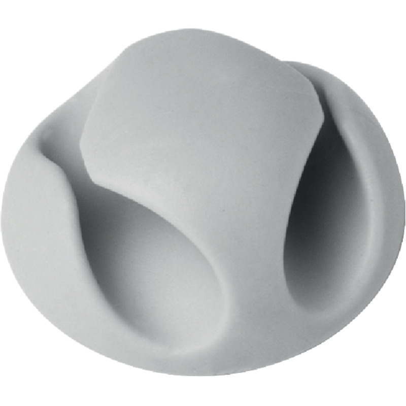 DURABLE Kabelclip CAVOLINE® CLIP 2, 6 Stück - lichtgrau