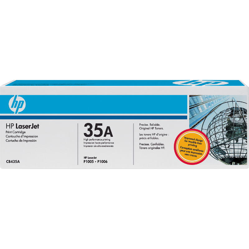 hp Toner CB435A, schwarz