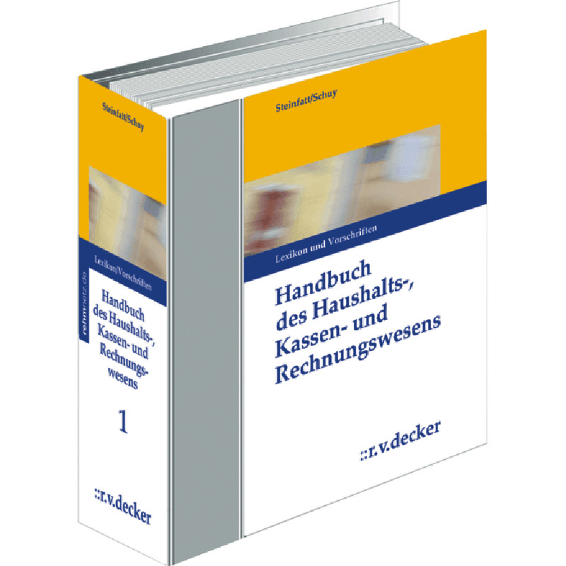 Handbuch des Haushalts-, Kassen- und Rechnungswesens - ohne Fortsetzungsbezug