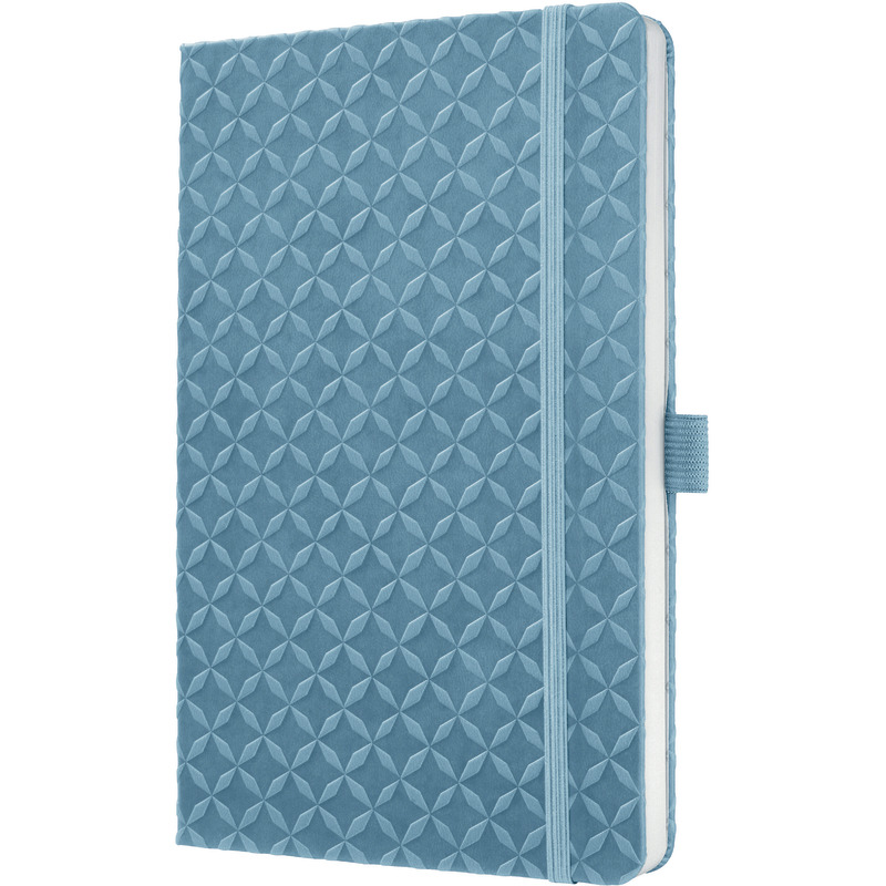 Sigel Notizbuch Jolie® Hardcover, ca. DIN A5, liniert, 174 Seiten - himmelblau