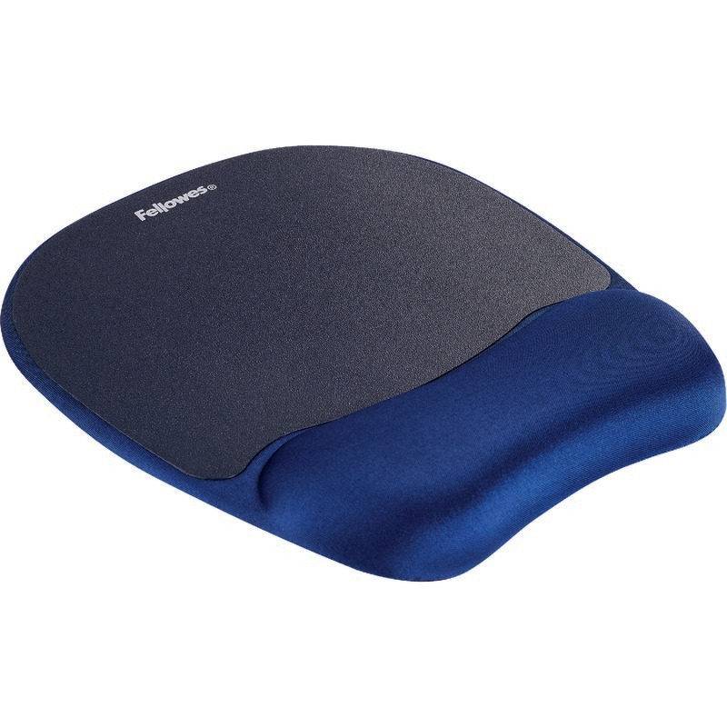 Fellowes Memory Foam Handgelenkauflage mit Mauspad - blau