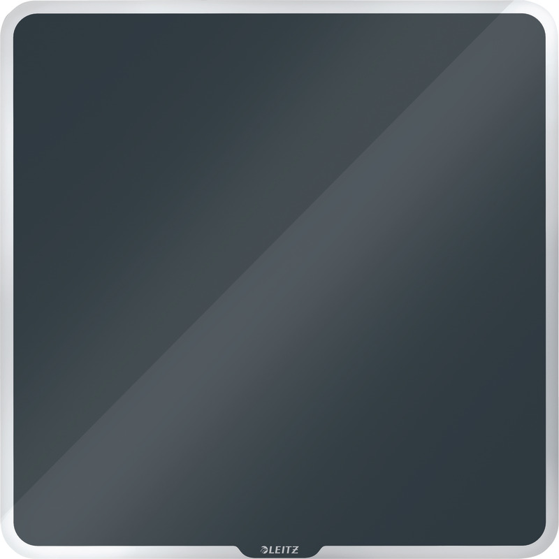 LEITZ Cosy Whiteboard Glas 450 x 450 mm - dunkelgrau