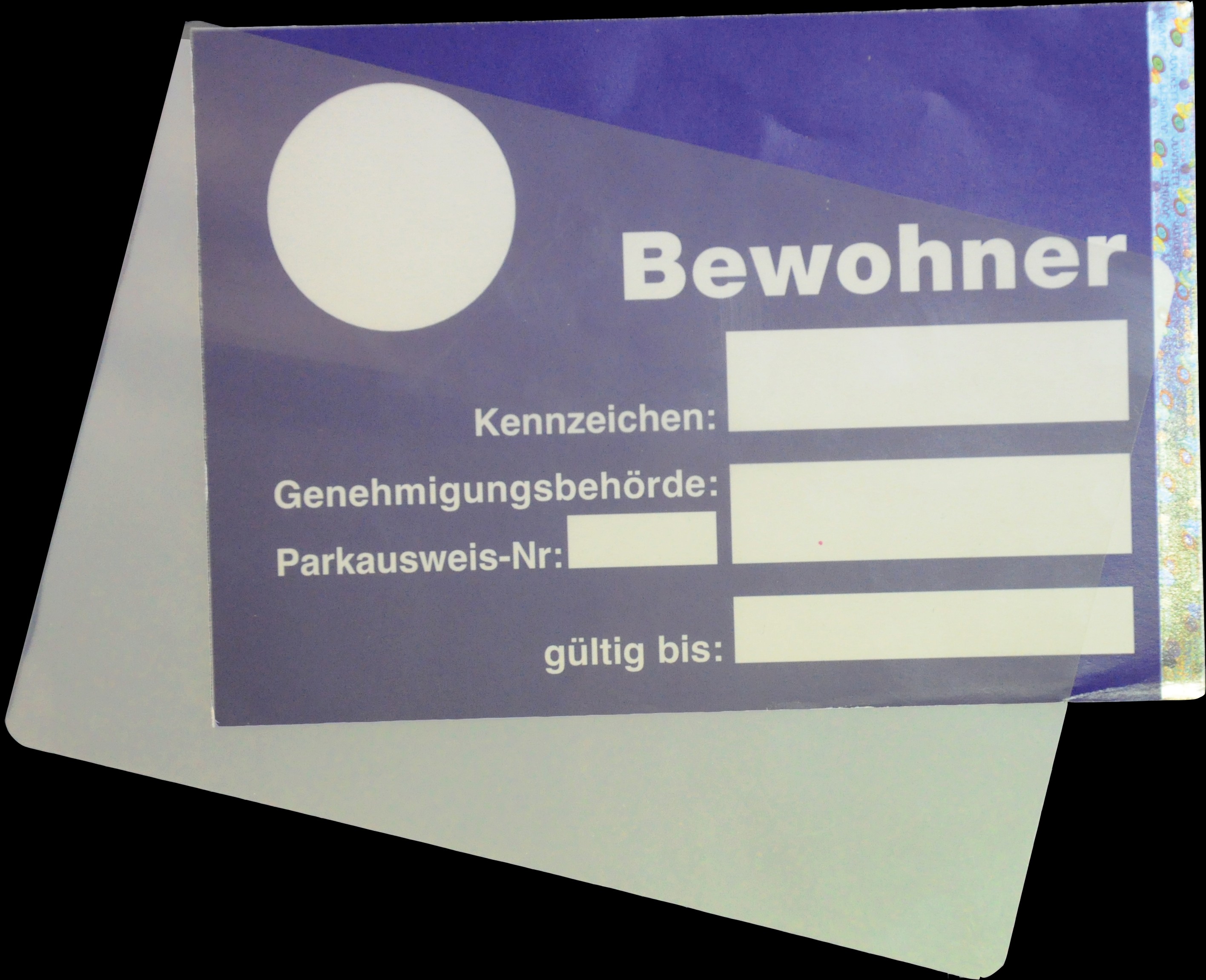 Laminierfolie, Heißlaminiertaschen, ohne Fenster für Parkausweise A6