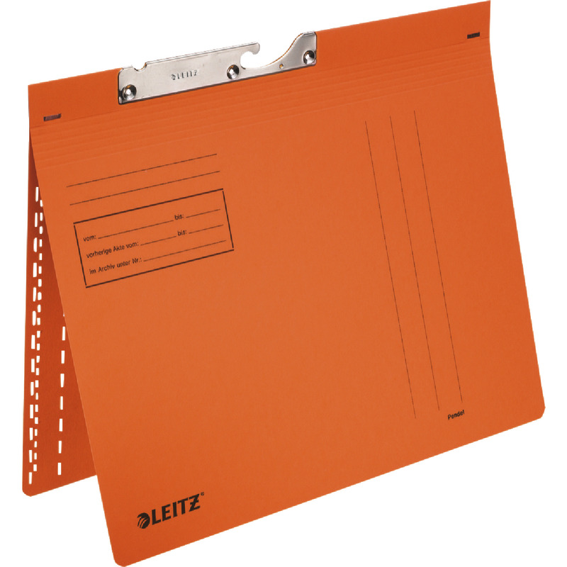 LEITZ Combi-Pendelhefter 2014, Rechtsheftung, ohne Tasche - orange