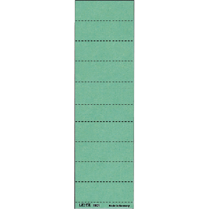 LEITZ Beschriftungsschildchen 1901-00, für Hängeregistratur, 100 Stück - grün