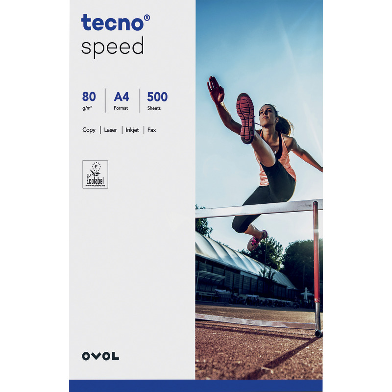 Kopierpapier tecno® speed, DIN A4, 80 g/m², Pack: 500 Blatt