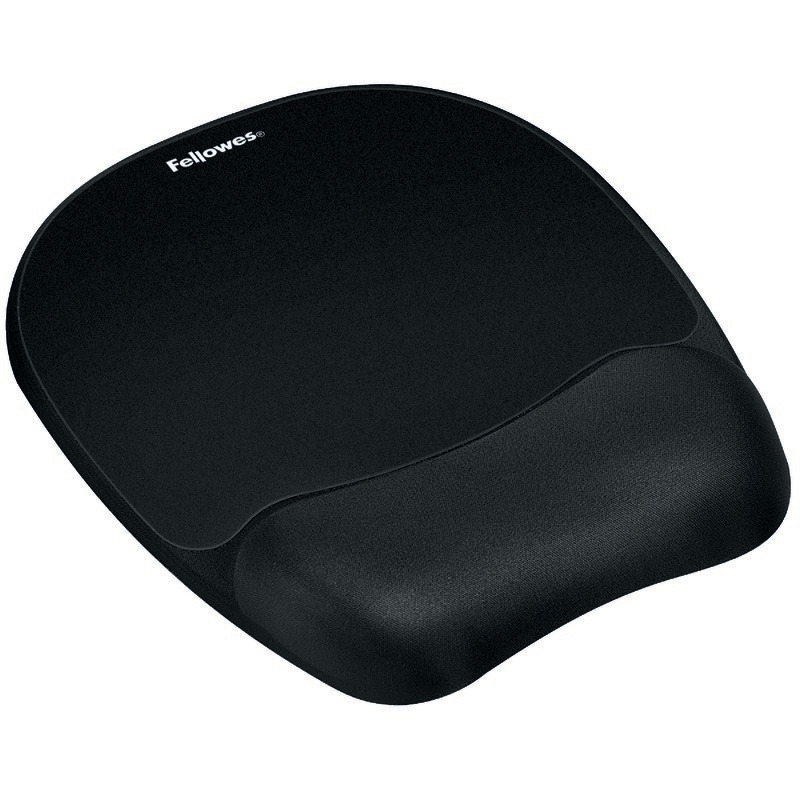 Fellowes Memory Foam Handgelenkauflage mit Mauspad - schwarz